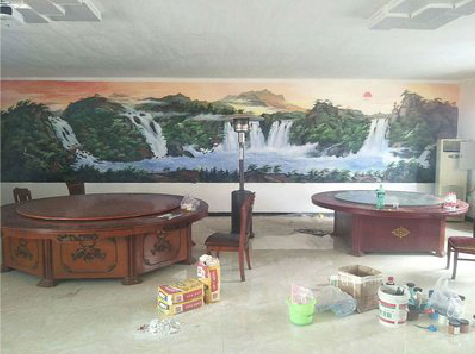 庐江墙绘-写实风景