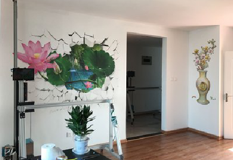 庐江墙体彩绘相比墙纸的优势。