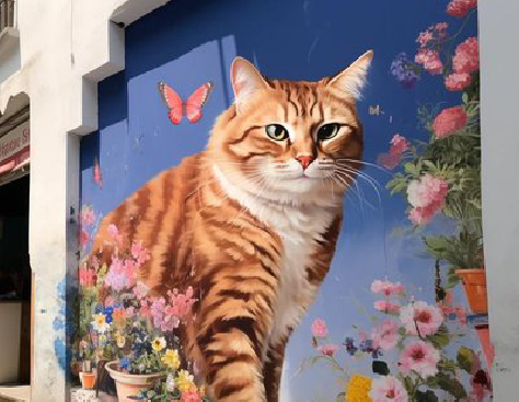 庐江自己绘制有个性的手绘墙